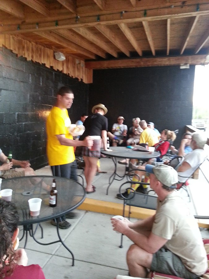 On after at Skully's   